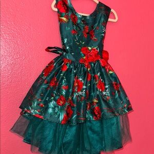 Floral Kids Formal Dress